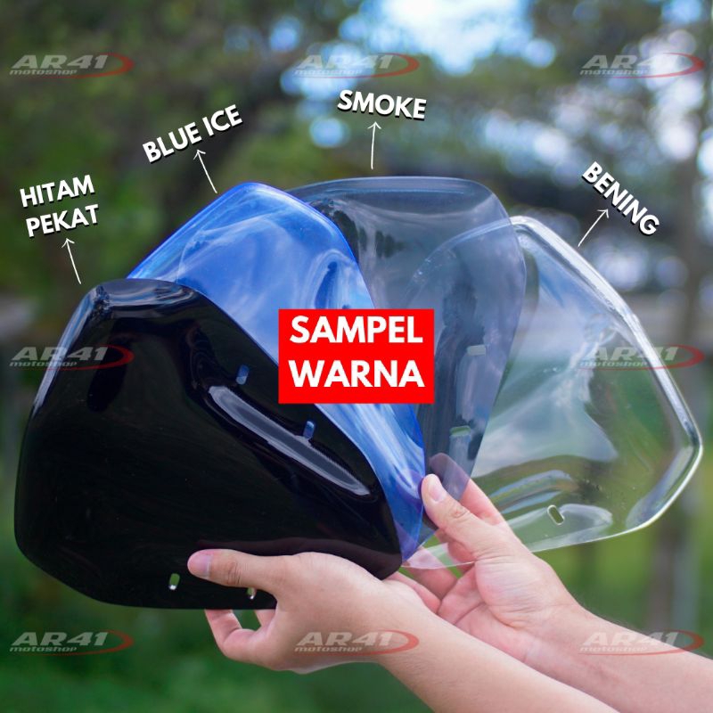 Windshield Aerox Standar Bening, visor aerox new aerox by AR41