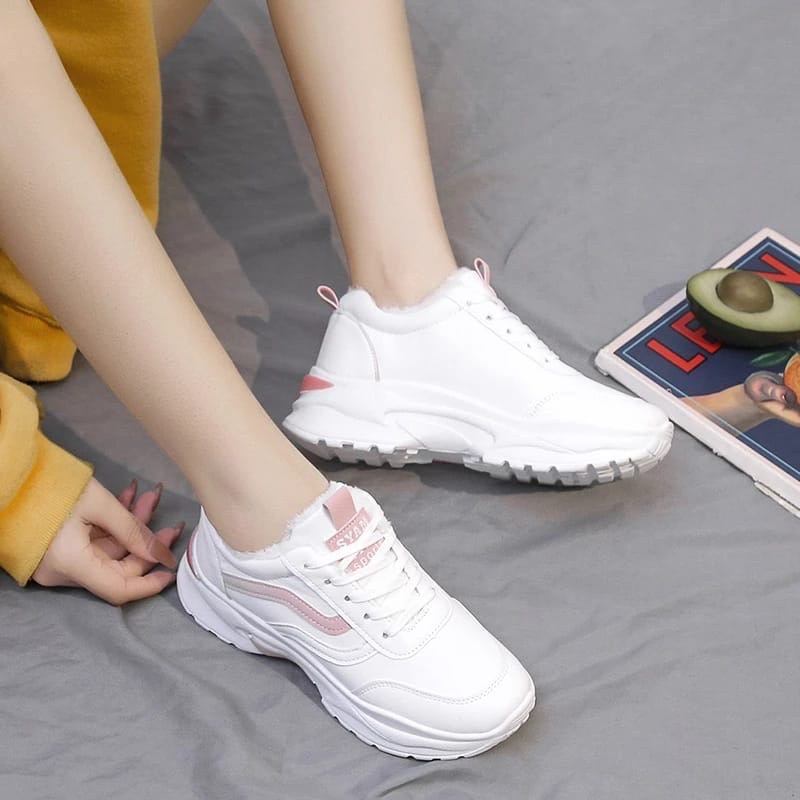 READY STOK GRATIS ONGKIR READY BANYAK WARNA &amp; NOMOR{INSTANT COD MEDAN TERMURAH} SEPATU SNEAKERS WANITA COEK SW-48 PUTIH BISA COD TERBAGUS BISA BAYAR DI TEMPAT Sepatu Sneakers INPORT Wanita Kasual Sepatu casual wanita terbaru