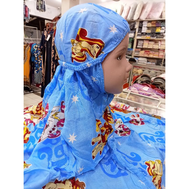 MUKENA anak katun Bali motif || mukena anak karakter