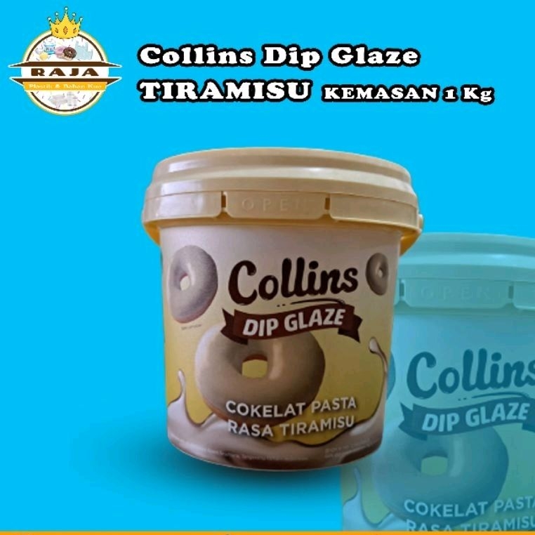 Collins Dip Glaze 1 KG - Tiramisu