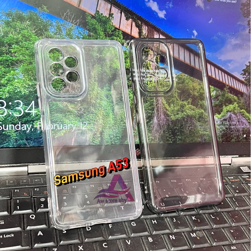 SPACE PROTECT CAMERA CASE SAMSUNG A32 4G/A12/ A04E/A04S/A13 5G/A14//A52 A52S/A20S/A23/A33/A53/A03S A02S M02S/A20 A30 TEBAL TRANSPARANT