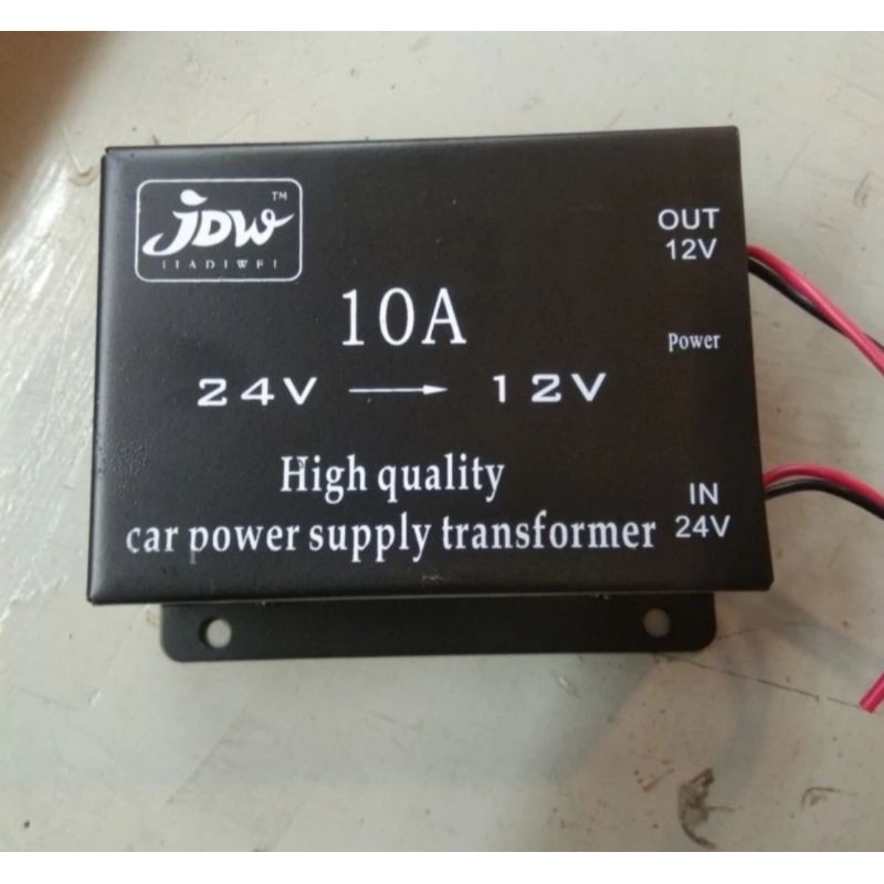step down jdw 24V to 12V 10A converter jdw ori
