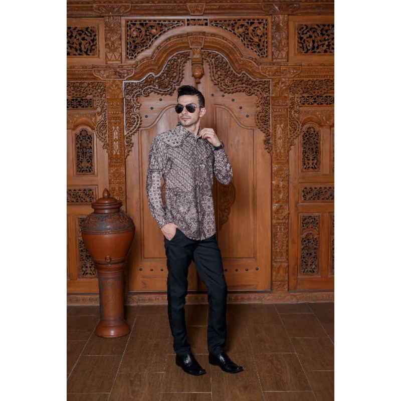 SEKAR JAGAD SLIMFIT kemeja batik pria premium