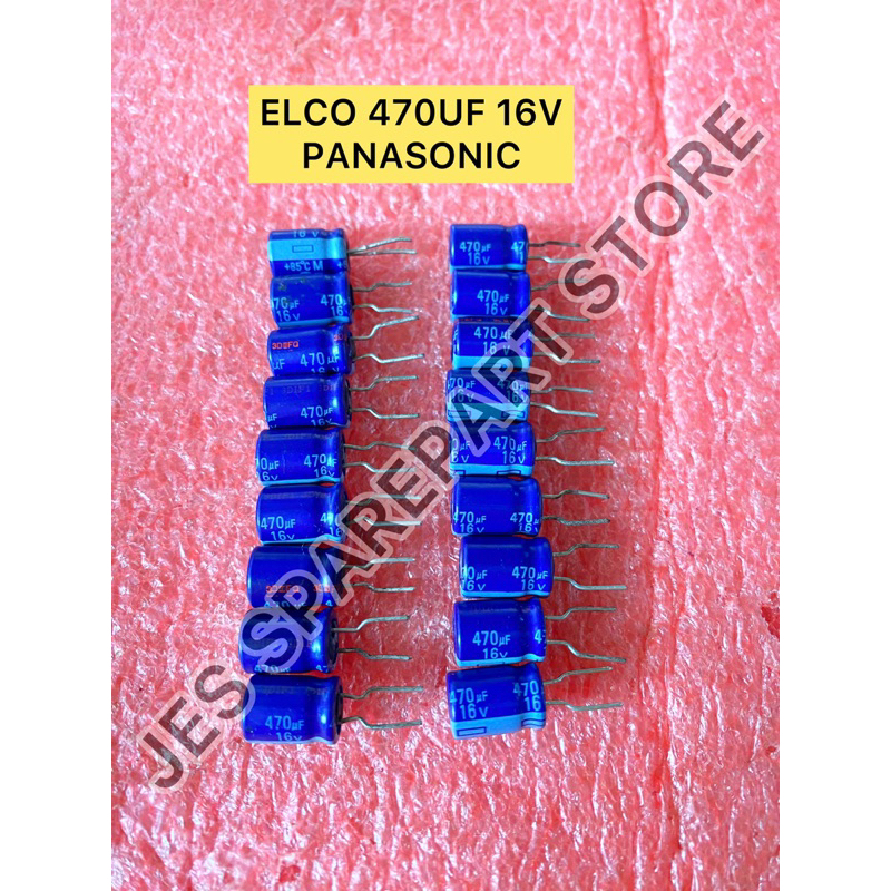 ELCO 470UF 16V PANASONIC