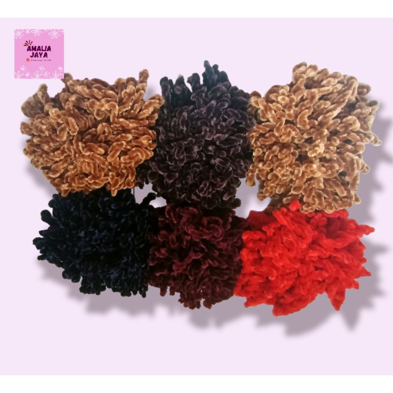 SCRUNCHI UBUR-UBUR / IKAT RAMBUT UBUR-UBUR / CEPOL UBUR - UBUR / UKURAN JUMBO / MURAH