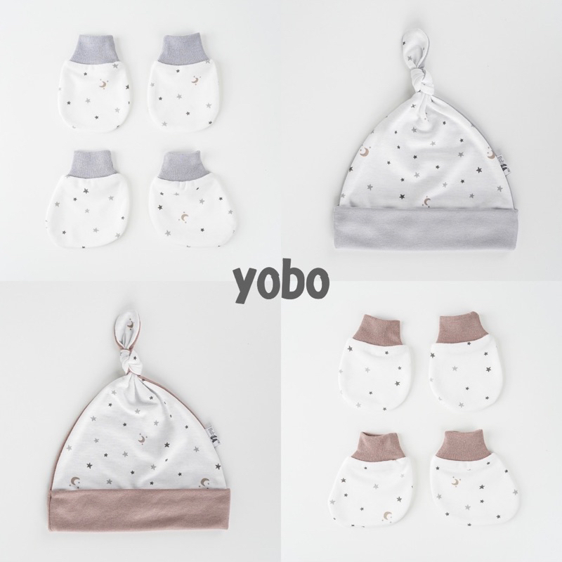 YOBO TWINKLE Baby Accessories | TOPI SARUNG TANGAN KAKI BAYI STK Twinkle