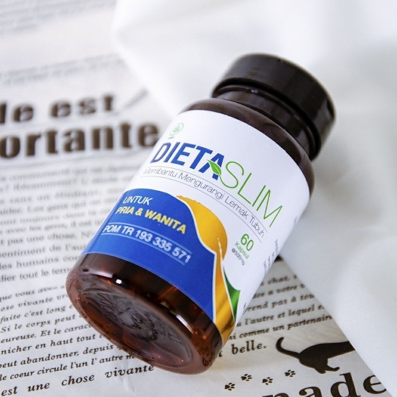 DIETA SLIM ASLI ORIGINAL SUPLEMEN PELANGSING BADAN HERBAL