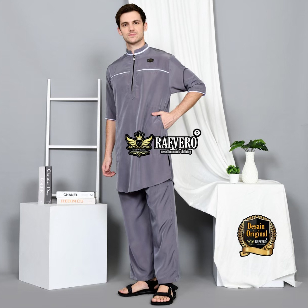 DSTORE - setelan pakistan pria dewasa - koko dewasa - baju koko kurta dewasa - free peci dan tasbih