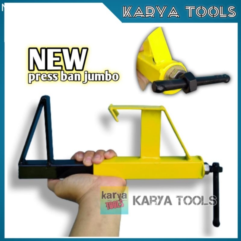 BISA COD Alat Press Ban Jumbo Alat Bantu Buka Ban Treker Press ban