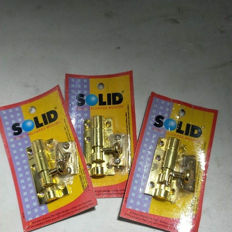 slot kunci pintu kayu SOLID