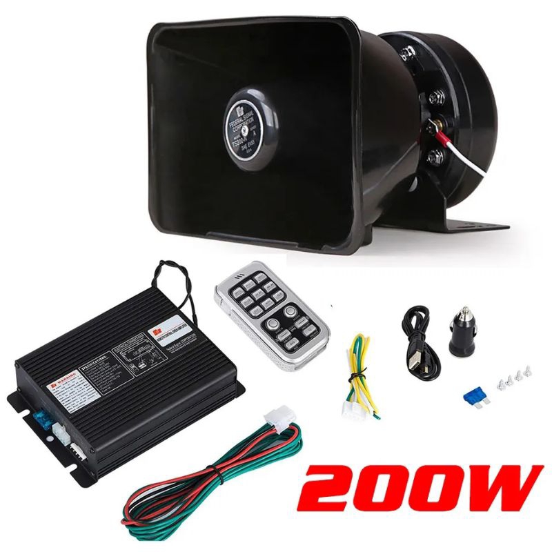 modul sirine toa 200watt modul toa remote fullset toa 200watt corong kotak