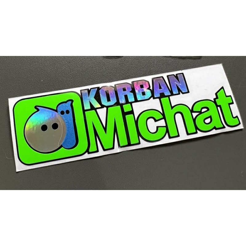 STICKER KORBAN MICHAT