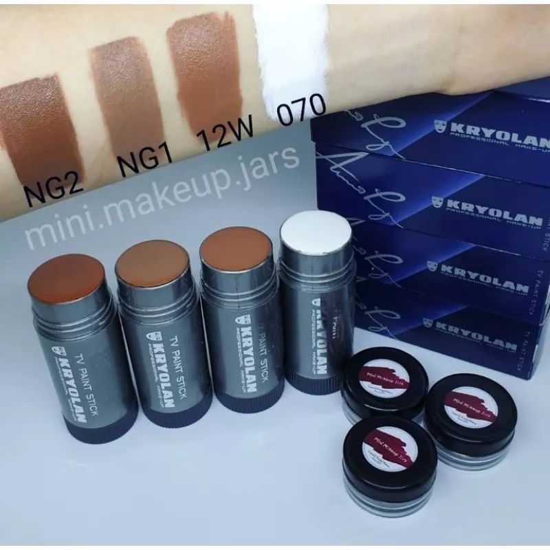 (Share in Jar) Kryolan TV Paint Stick Krayolan Crayolan Shading Contour Highlight Kontur Share in Jar