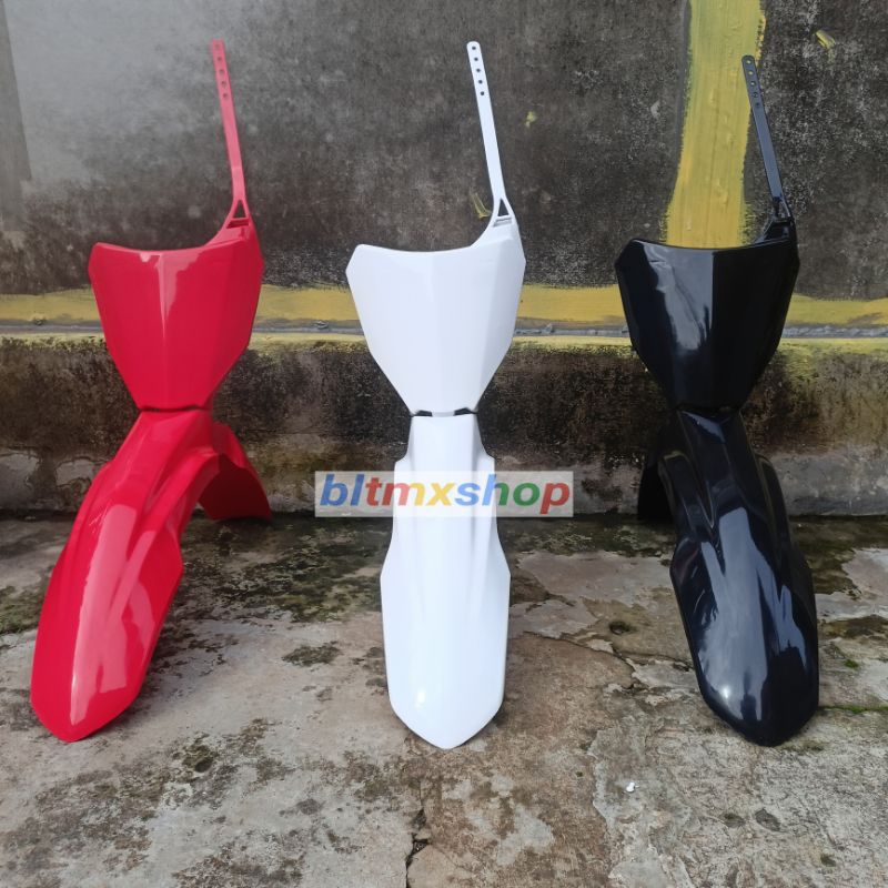 Spakbor depan crf 250 dan Papan nomor crf 250 Slebor depan CRF 250 plus Papan nomor crf250 SET SPAKB