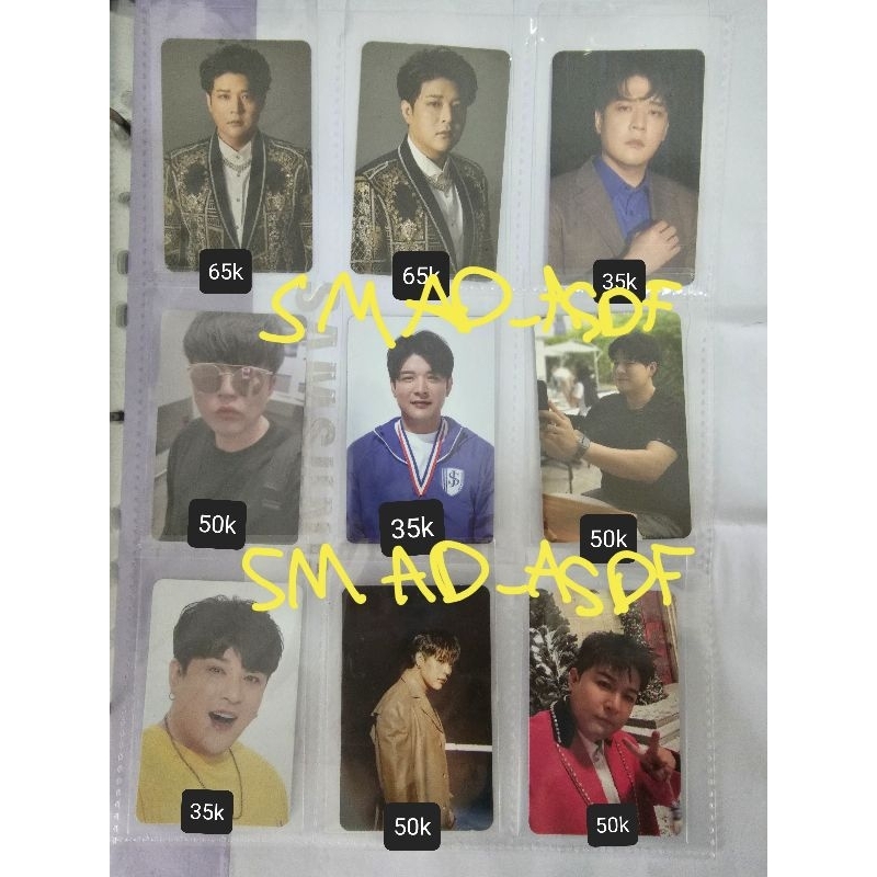 Super Junior Photocard Shindong Heechul