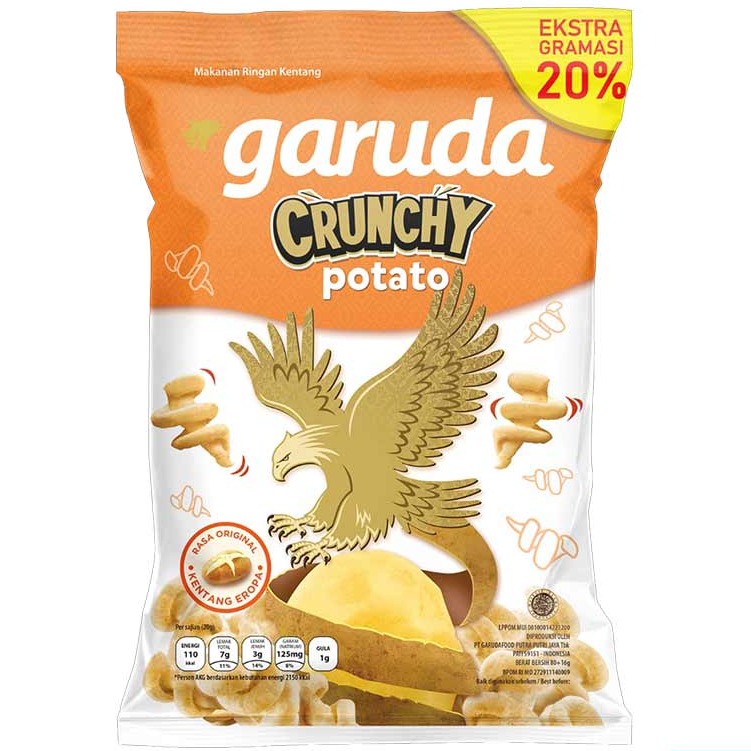 

GARUDA Snack Potato Crunchy Kentang Eropa Pack 54gr