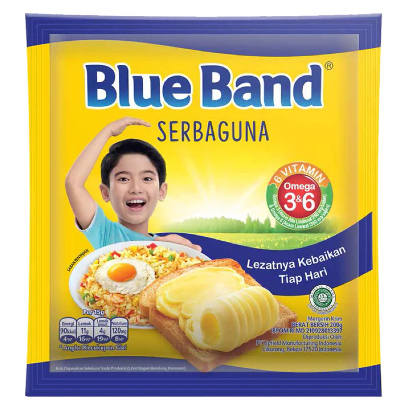 

Blue Band Serbaguna Sachet Margarine 200gr