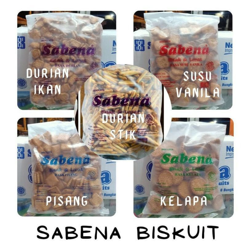 

SNAK SABENA 360gr, SNAK BISKUIT SABENA ANEKA RASA 400gr