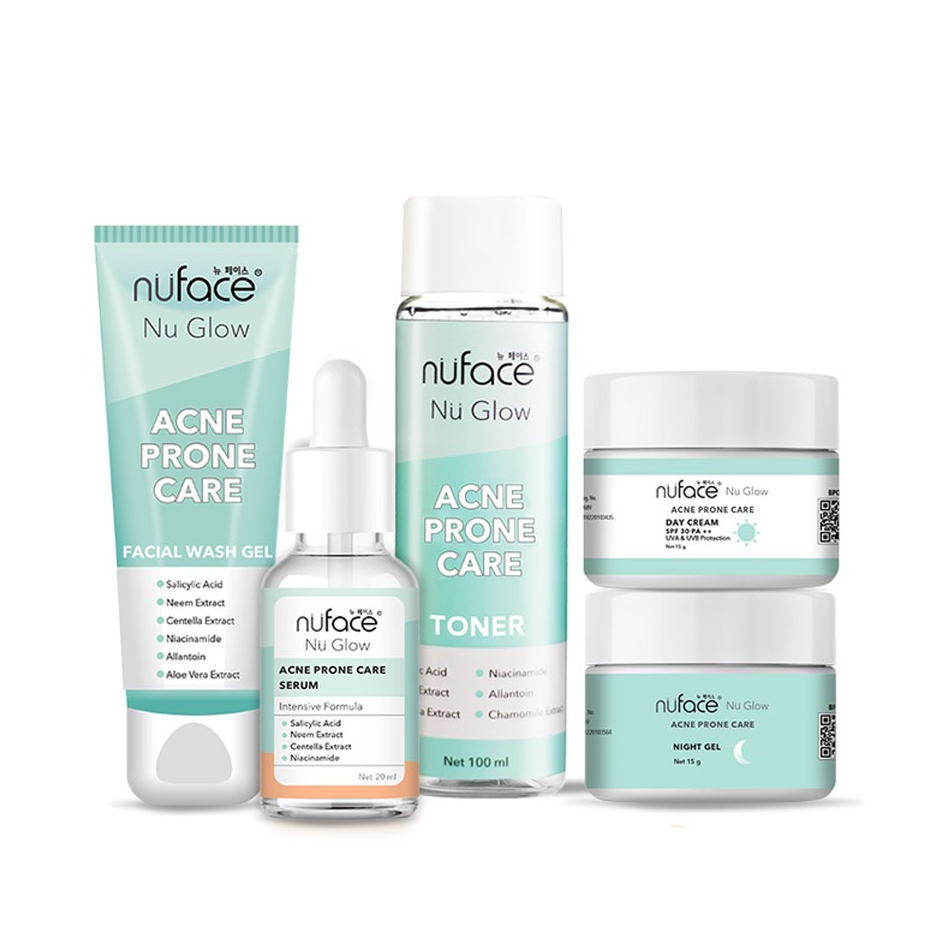 Nuface Nu Glow Acne Prone Care Series