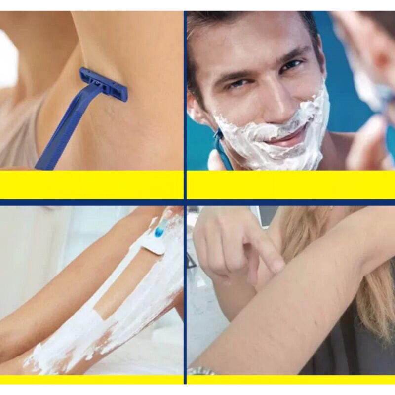 Alat Cukur Jenggot 2 Mata Pisau Alat Pencukur Kumis