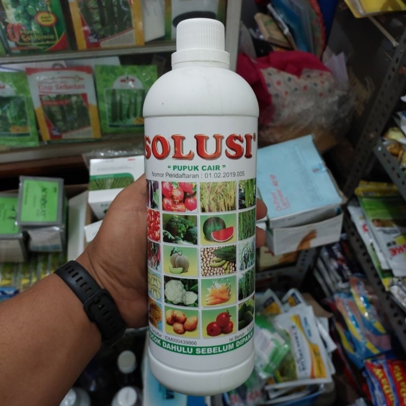 SOLUSI PUPUK CAIR  DEWA ORGANIK 1 LITER MENINGKATKAN PERTUMBUHAN TANAMAN FREE KAOS