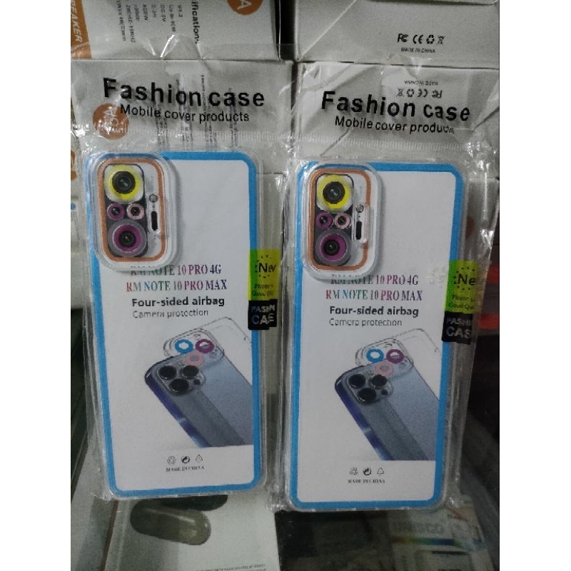 Softcase Xiaomi Redmi Note 10 Pro 4G Redmi Note 10 Pro Max Silikon Casing Case Bening Transparan Terasfaran Pelindung Pro Camera