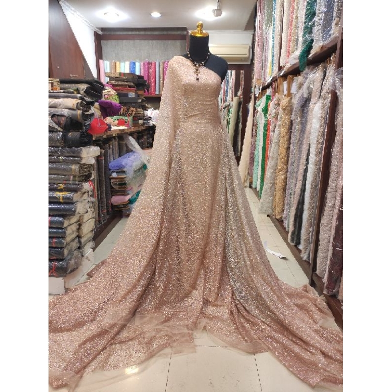 Kain Tile  Sugar Candy Gradasi Ombre Nude - Rose Gold