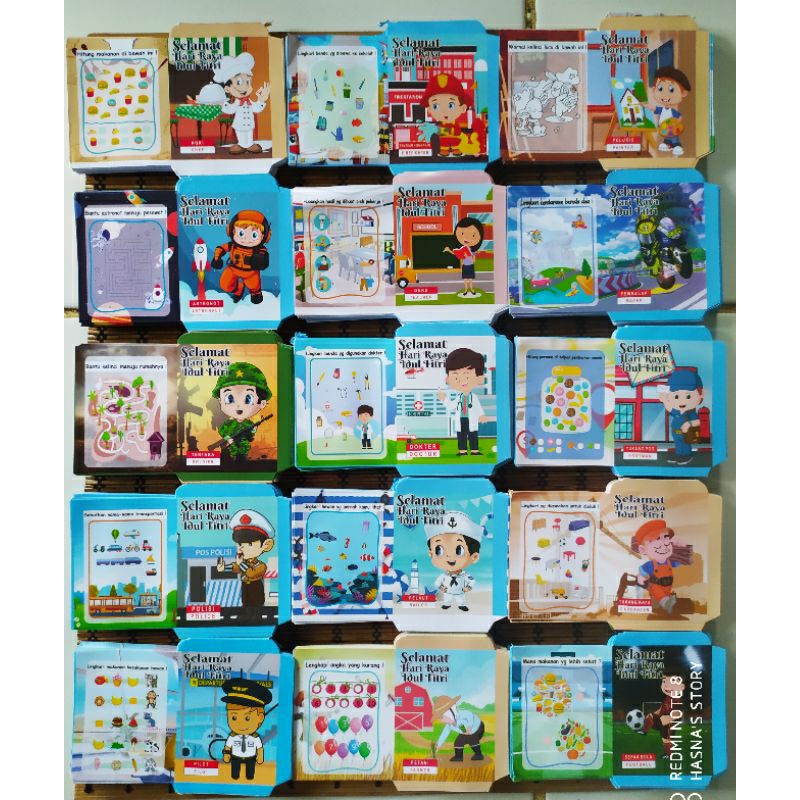 

[LEMBARAN] Amplop Mini Edukasi 1000 lembar