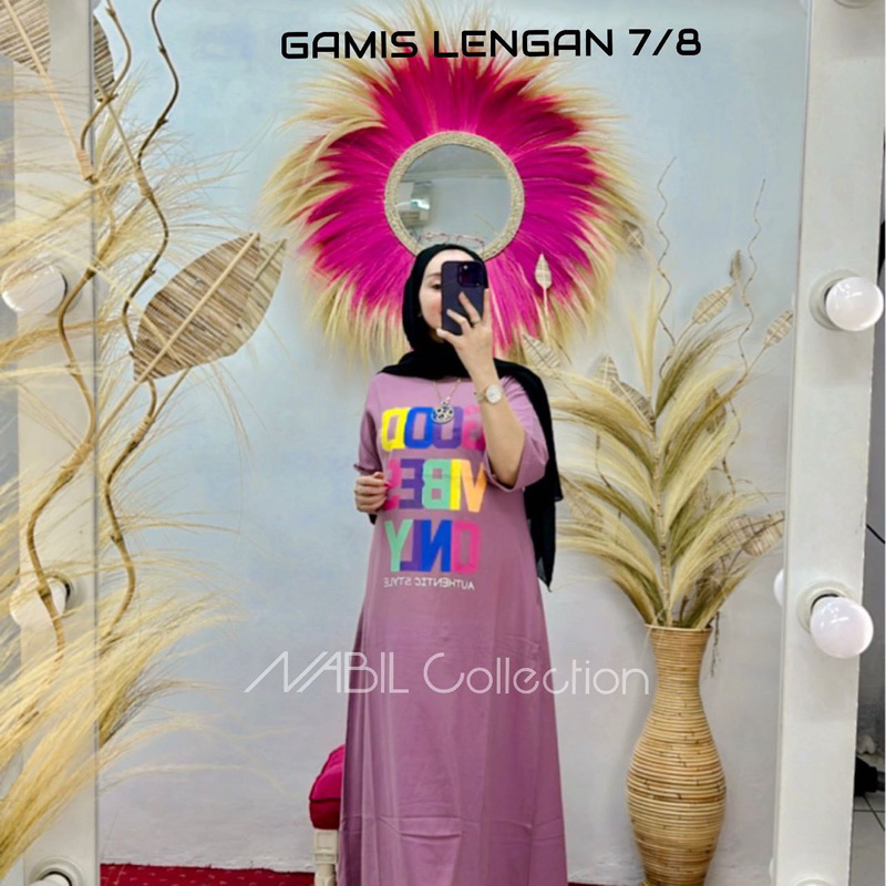 GAMIS WANITA VIRAL BY NABIL GOD VIBES //GAMIS KAOS PREMIUM KEKINIAN