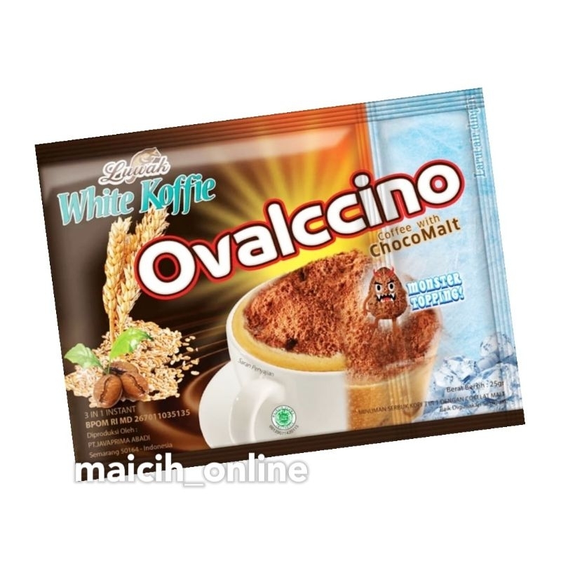 

Luwak White Koffie Ovalccino (10saset)