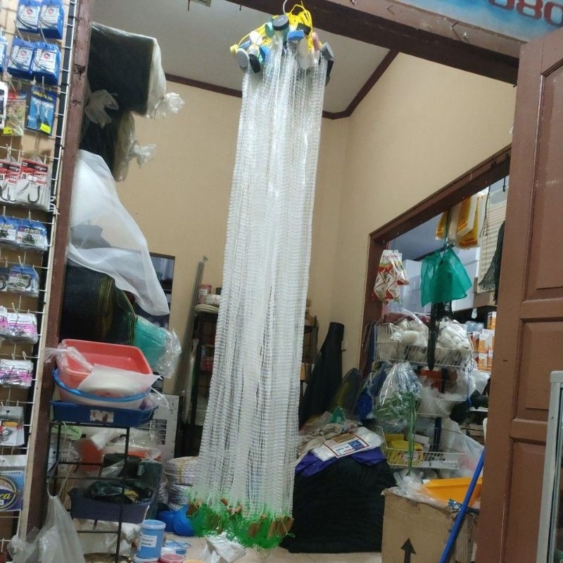 jaring ikan siap pakai 3/4 inchi jaring bentang luabng kecil