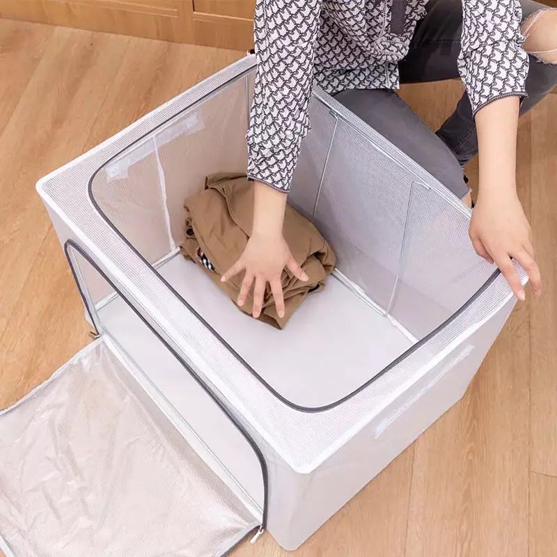 Storage Box organizer Transparan Kapasitas 24L 66L 100L/ Tempat Penyimpanan serbaguna