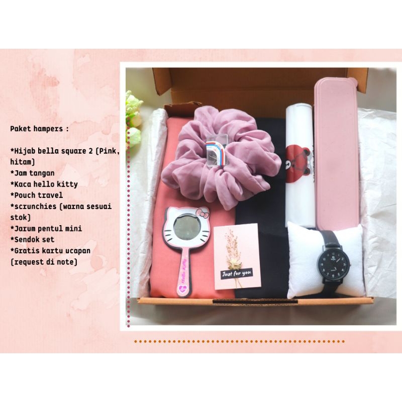 

KADO ULANG TAHUN CEWEK / GIFT BOX WISUDA / KADO ANNIVERSARY / HAMPERS HIJAB / KADO VALENTINE / KADO ULANG TAHUN PACAR / KADO JAM TANGAN / KADO TAS / HADIAH GRADUATION / HADIAH BIRTHDAY / HADIAH PERNIKAHAN WEDDING / HADIAH BUAT ISTRI