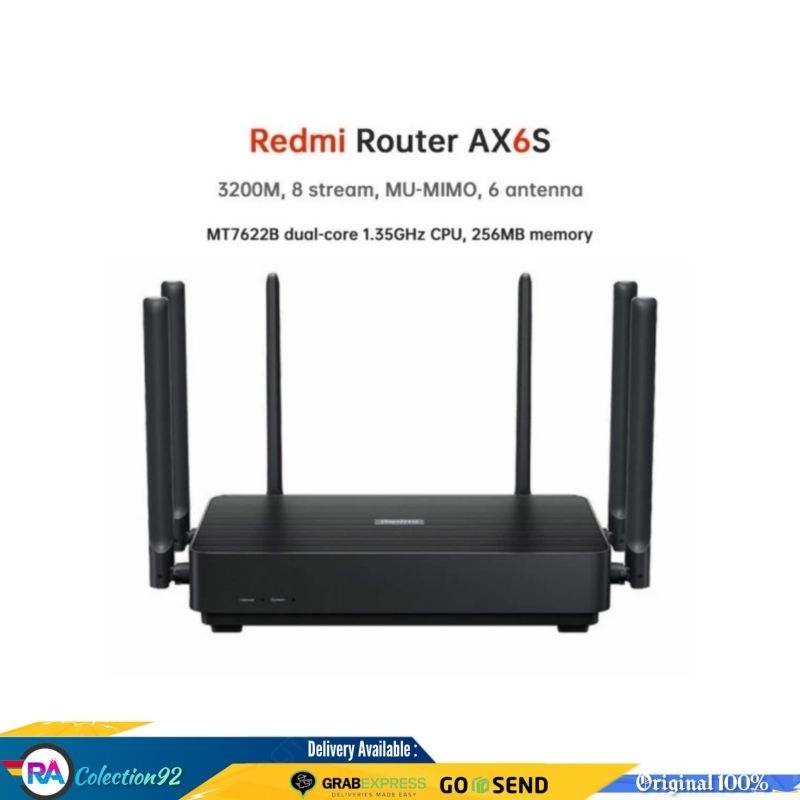 Redmi Gaming Router AX6S WIFI 6 Mesh Gigabit Dual Band