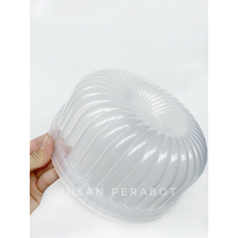 Cetakan Puding Twist Jumbo / cetakan ager Twister / Plastik Tebal