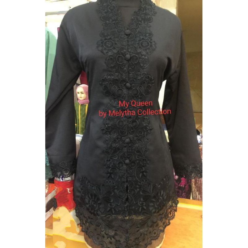 Kebaya Bordir Hitam