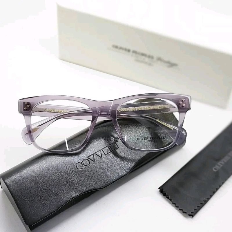 Kacamata Oliver Peoples Jack Huston clear grey frame glasses