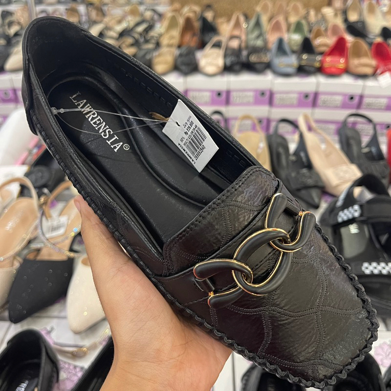 SEPATU FLAT MOKASIN WANITA BY LAWRENSIA BEST SELLER EMPUK BY MATAHARI