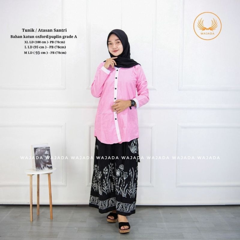 ATASAN TUNIK WANITA / TUNIK SANTRI / TUNIK POLOS