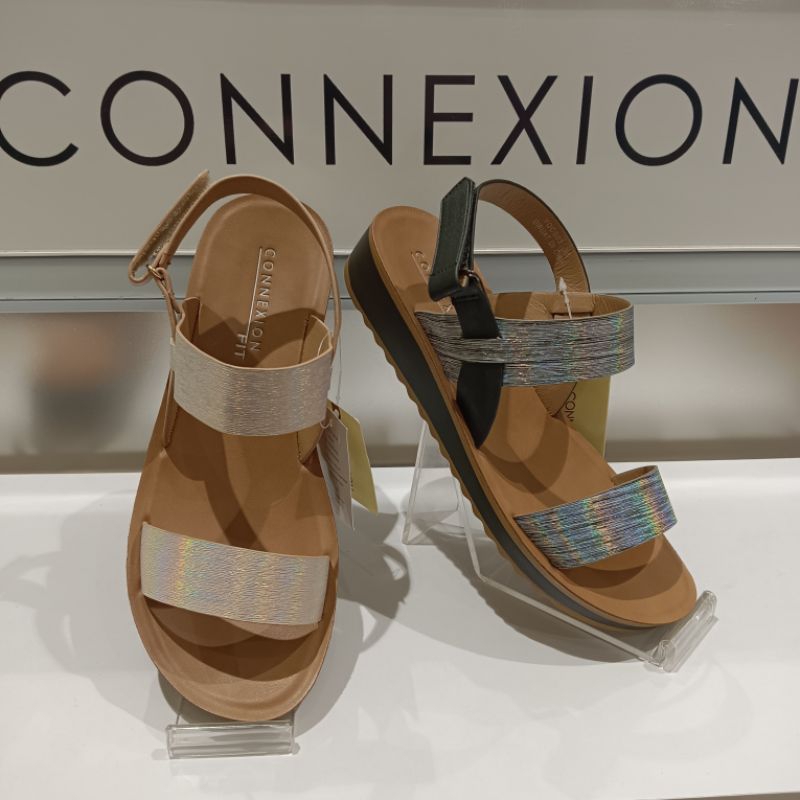 Connexion sandal tali karet wanita branded Matahari
