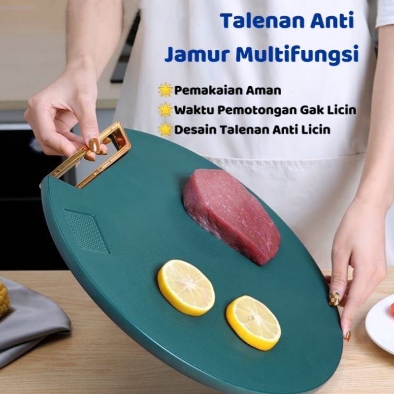 talenan potong buah sayuran anti jamur berkualitas premium serbaguna anti slip