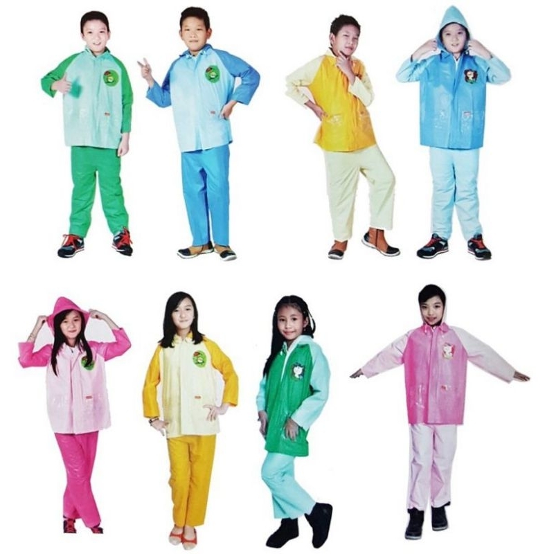 Mantel anak elmondo 302 / setelan mantel anak / jas hujan jaket celana anak / mantel anak / jas huja