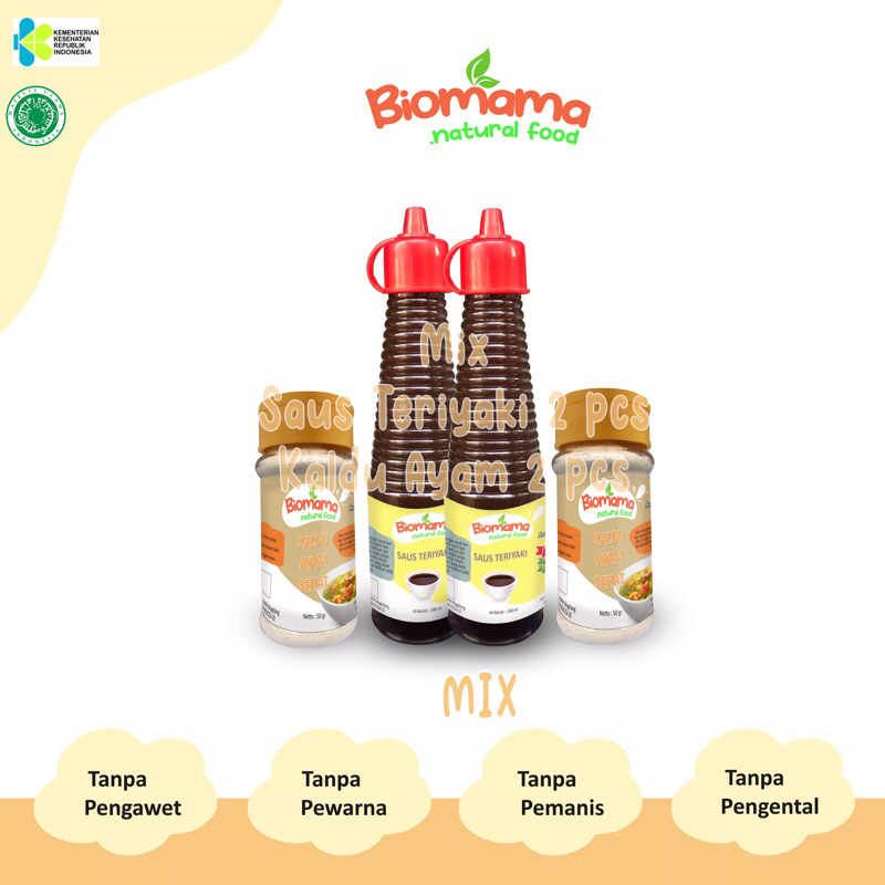 

BIOMAMA Mix Saus Teriyaki MPASI Kaldu Ayam MPASI