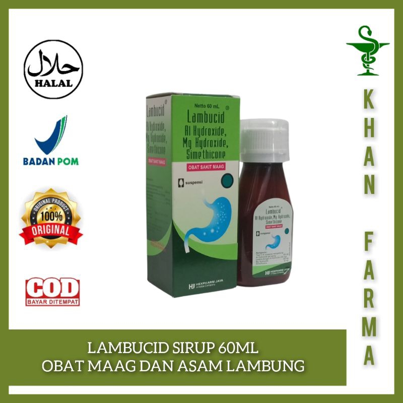 LAMBUCID SIRUP 60ML OBAT MAAG DAN ASAM LAMBUNG ANAK DAN DEWASA