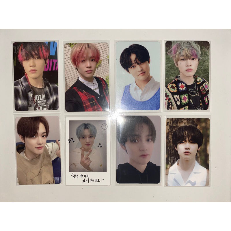 PC Photocard Album Official NCT DREAM EXO (Mark mixtape, lenti glitch ver. all member (jisung jaemin