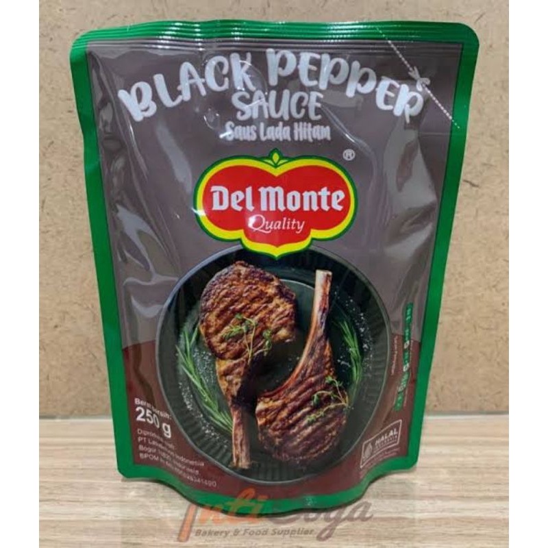 

DEL MONTE BLACK PEPPER (SAOS LADA HITAM) 250GR