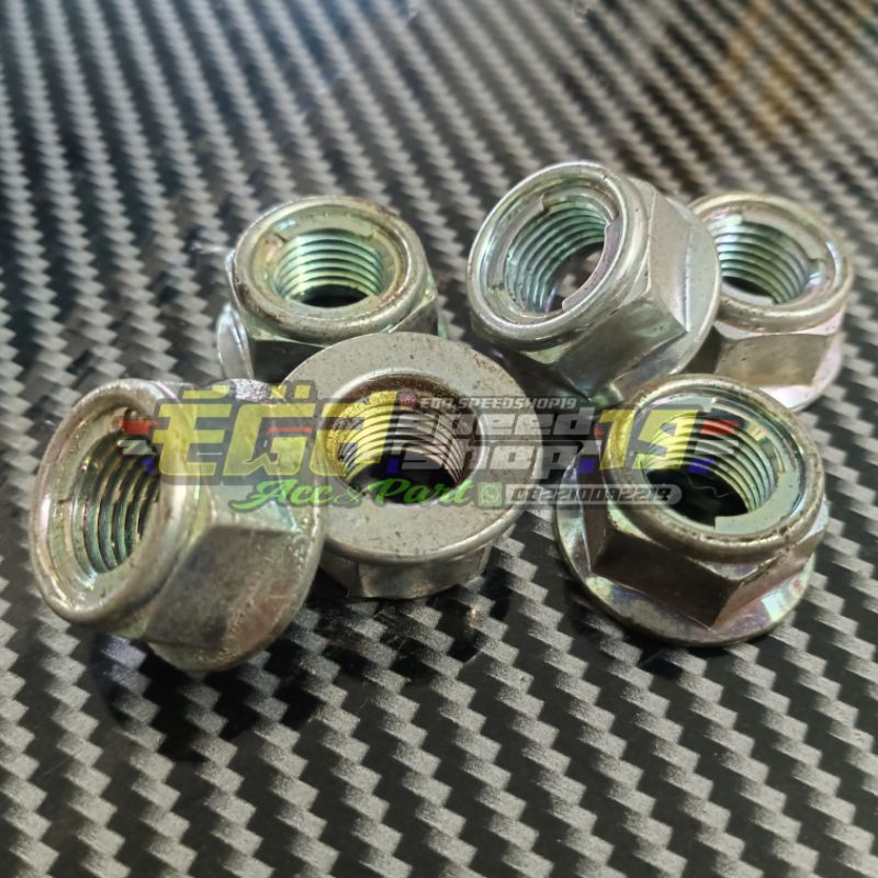 Mur M12 topi kancing (mur untuk baut 17)