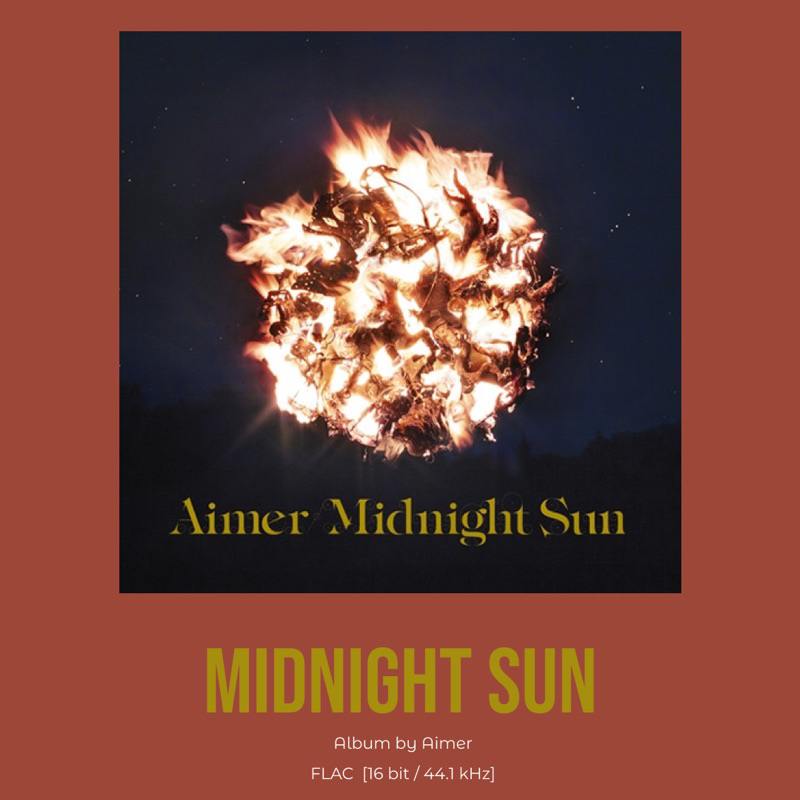[FLAC 16 bit / 44.1 kHz] Aimer - Midnight Sun Album music not mp3 mp4 wav dsd mqa