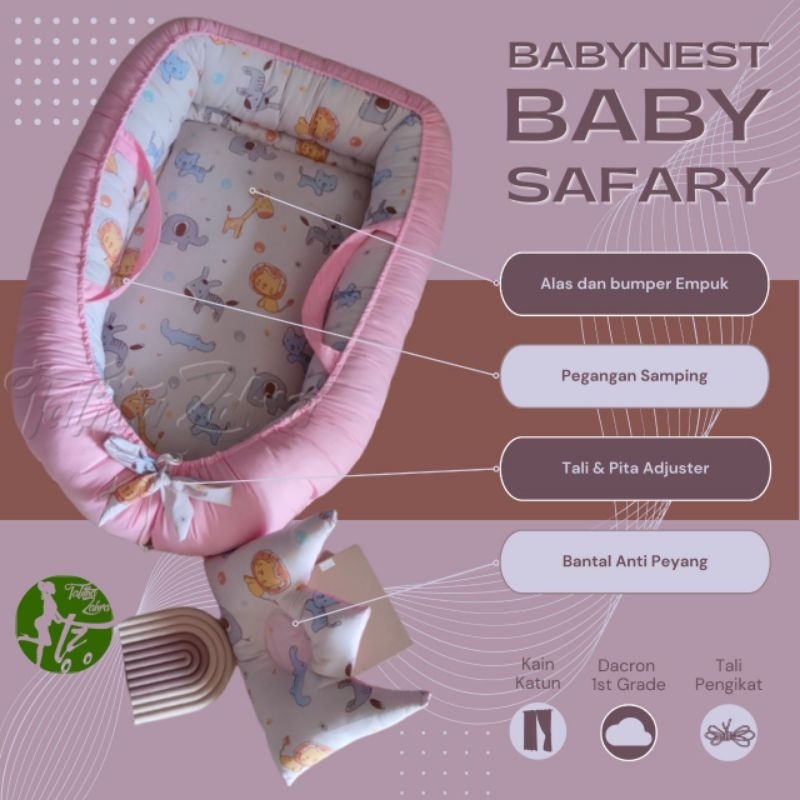 READY STOCK BABY NEST Kasur Bayi kado lahiran murah terbaik bonus gratis bantal peyang