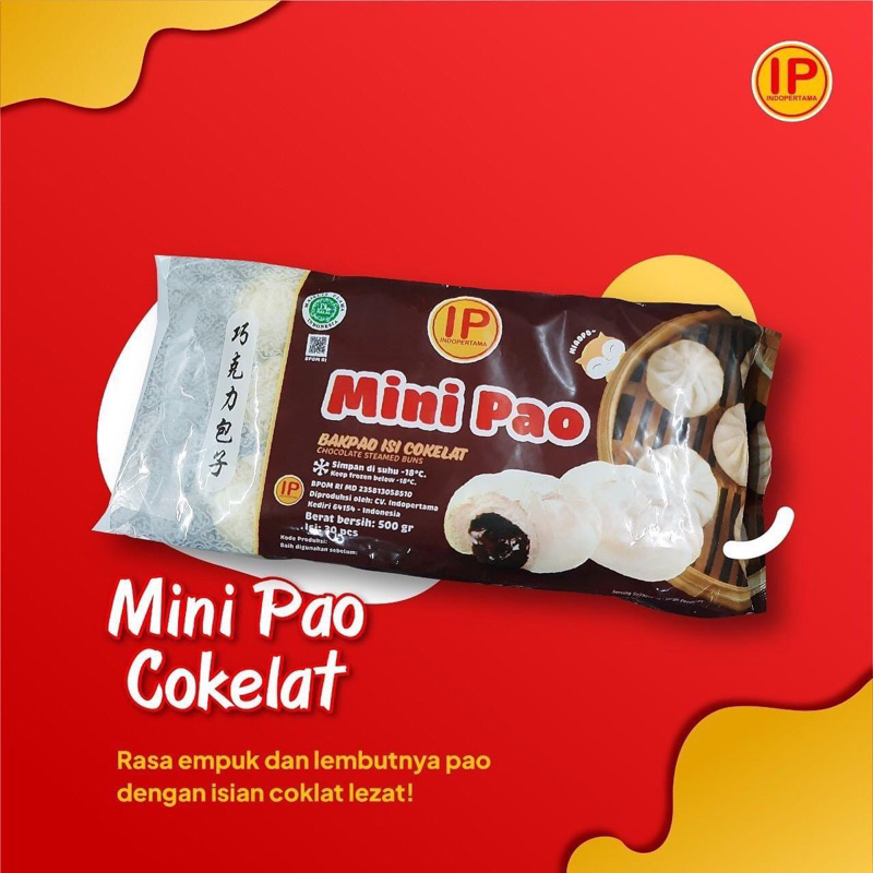 IP Mini Pao rasa Cokelat 500Gr